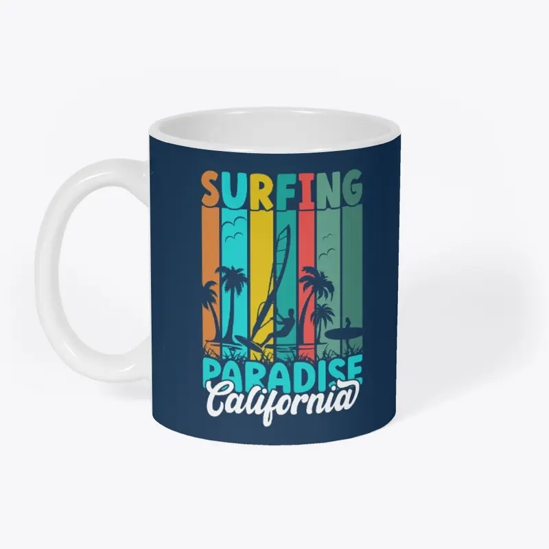 Surfing paradise California design