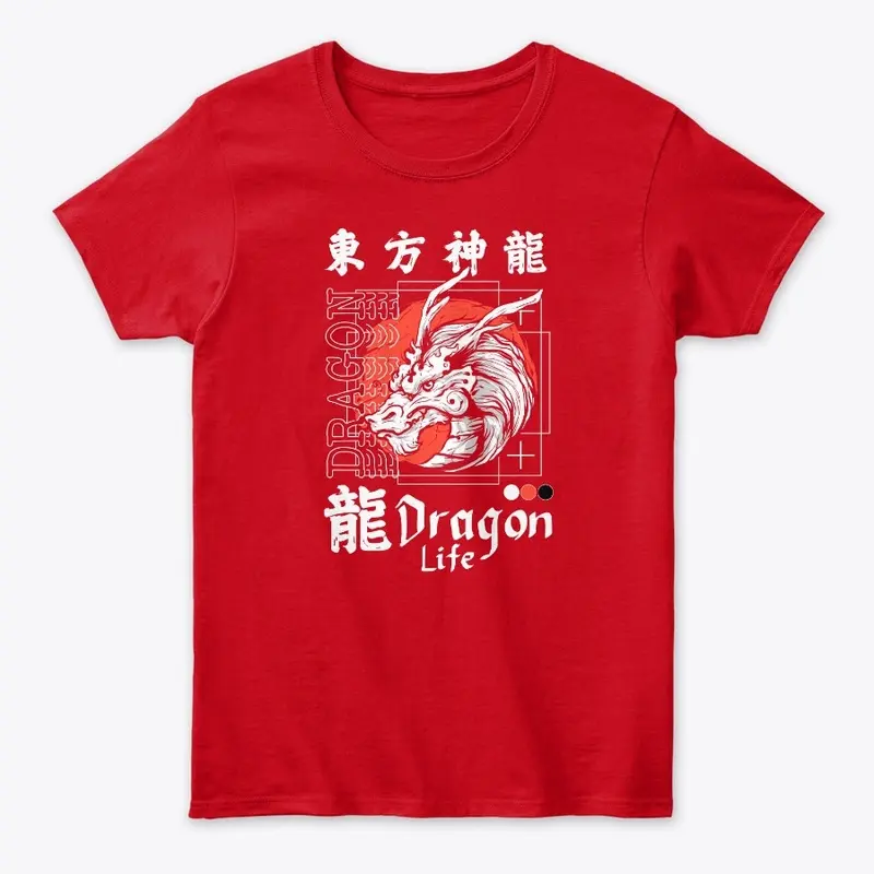 Japanese dragon design