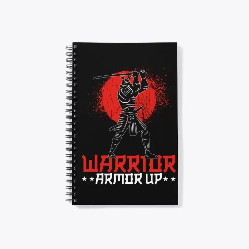 Design with Samurai warrior