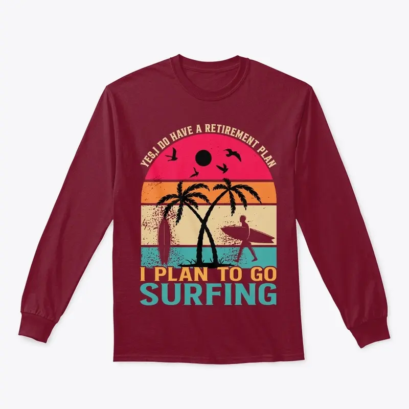 I plan to go surfing design