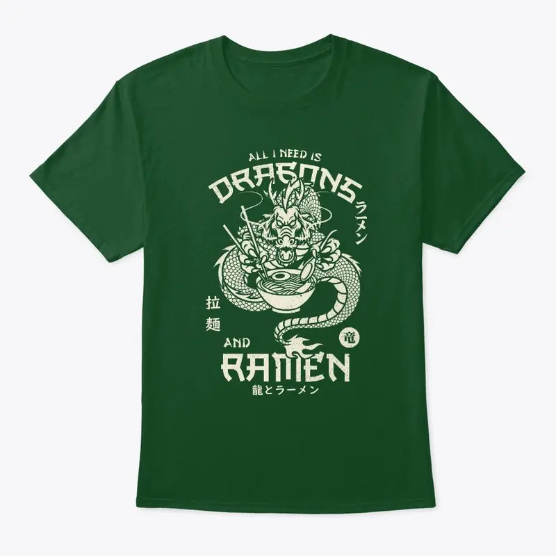 Dragons and ramen design