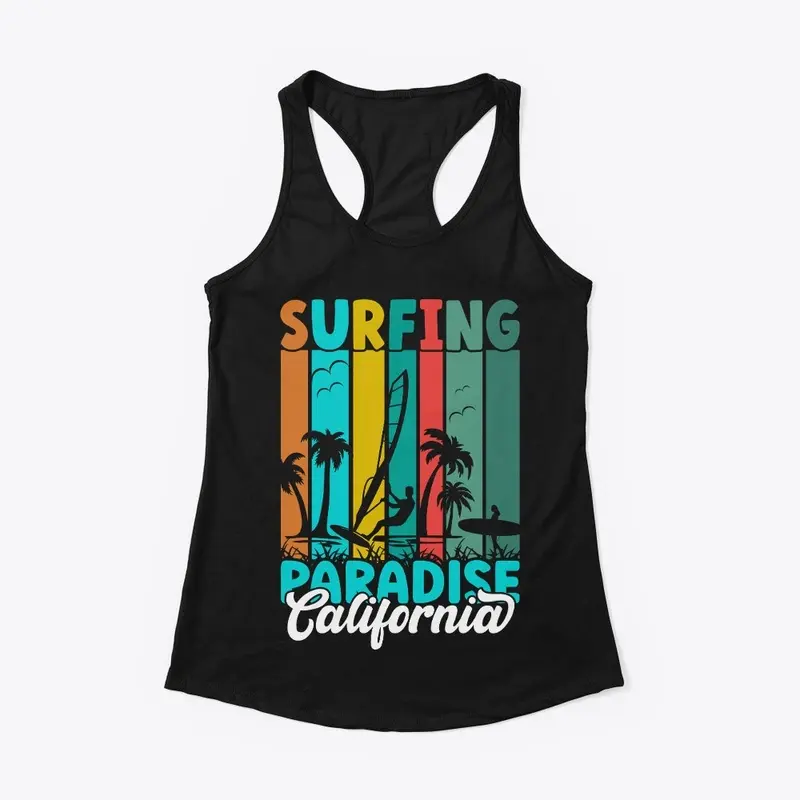 Surfing paradise California design