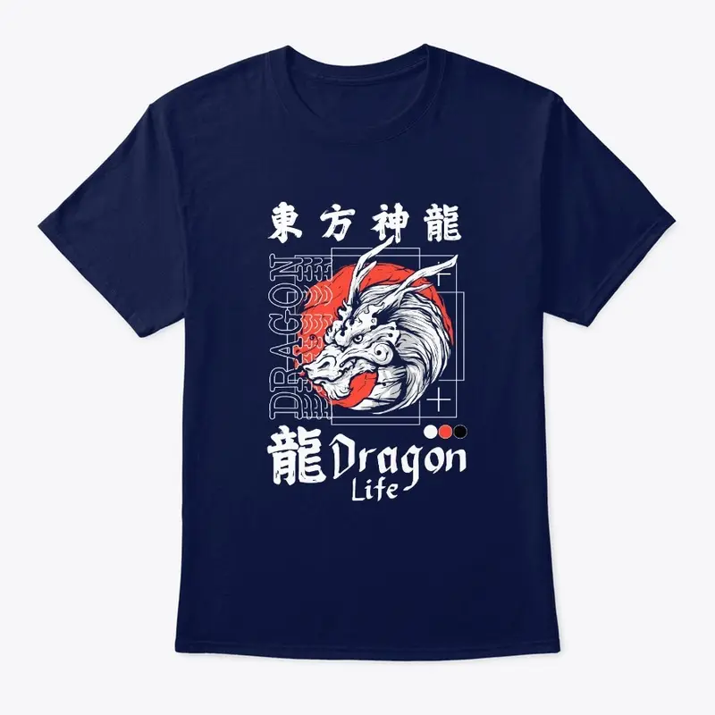 Japanese dragon design