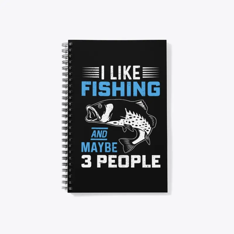 Funny design about fishing and people