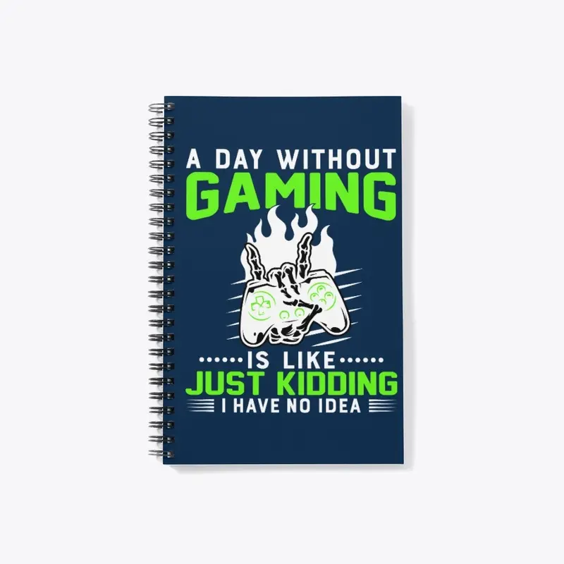 Gaming design with funny saying