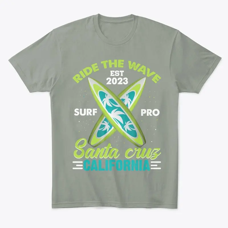 Ride the wave Santa Cruz design